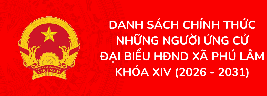Banner danh sách ứng cử đại biểu hđnd